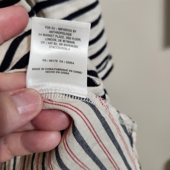 Anthropologie Postmark striped shirt - Picture 8 of 10